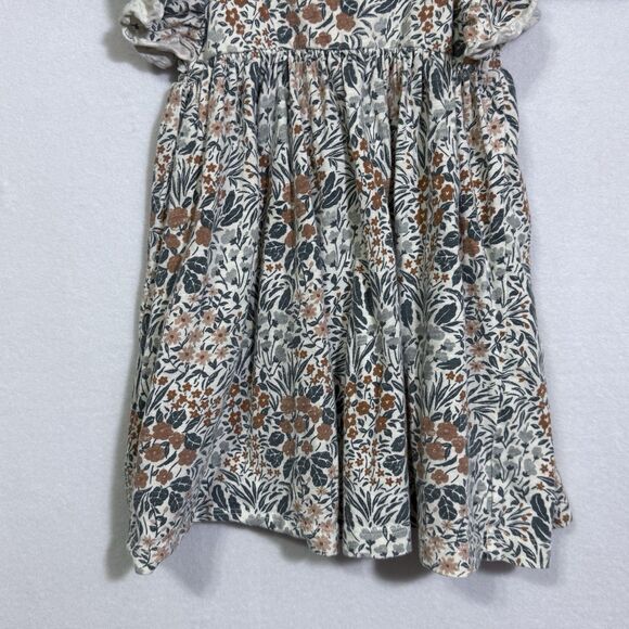Rylee + Cru Flower Field Flutter Sleeve Babydoll Mariposa A-Line Dress Size 2-3Y - Picture 6 of 10